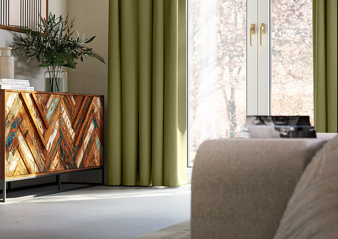 Ascot, Muted Green - Made to Measure Curtains - Image 5